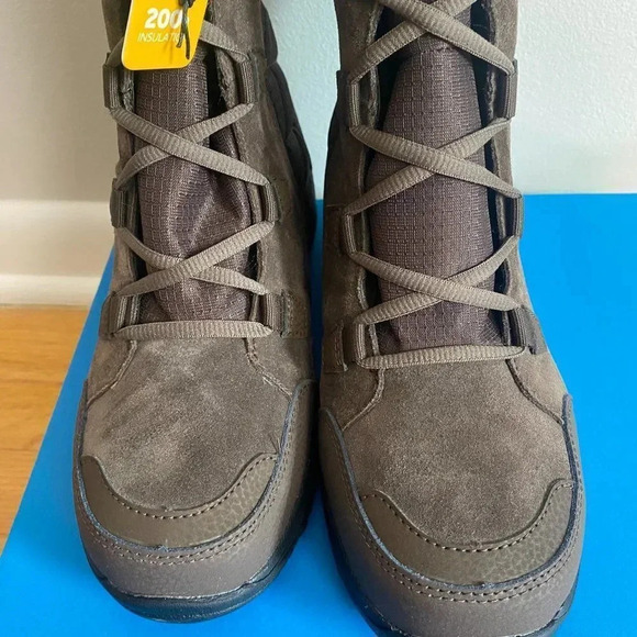 NWT Columbia Ice Maiden II Wide Brown Waterproof Snow Boots - Picture 7 of 10